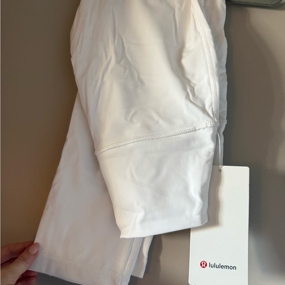 lululemon athletica White Wunder Under FR High Rise Crop 21” Size 4